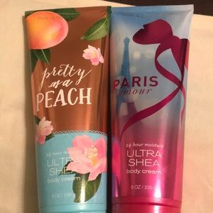 Bath and Body Work body cream duo